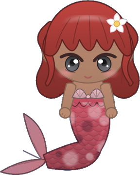 赤い髪の人魚